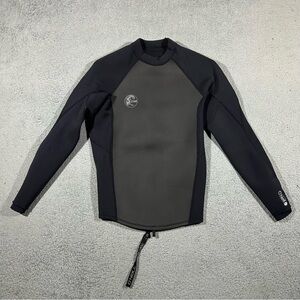 Oneill Original 2/1mm Jacket Wetsuit Top Mens Medium Black Gray